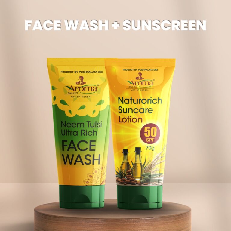Aroma Naturorich Sun Screen & Neem Tulsi Ultra Rich Face Wash